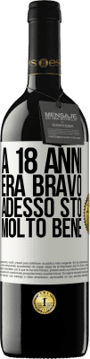 39,95 € Spedizione Gratuita | Vino rosso Edizione RED MBE Riserva A 18 anni era bravo. Adesso sto molto bene Etichetta Bianca. Etichetta personalizzabile Riserva 12 Mesi Raccogliere 2015 Tempranillo