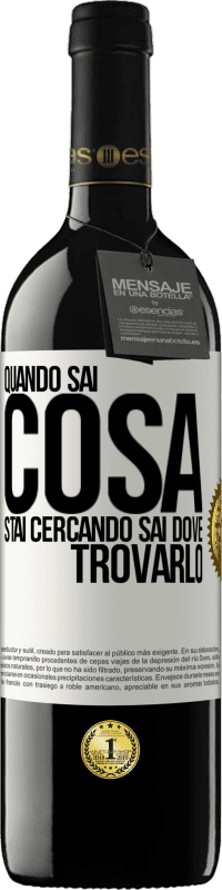 39,95 € Spedizione Gratuita | Vino rosso Edizione RED MBE Riserva Quando sai cosa stai cercando, sai dove trovarlo Etichetta Bianca. Etichetta personalizzabile Riserva 12 Mesi Raccogliere 2016 Tempranillo