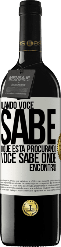 39,95 € Envio grátis | Vinho tinto Edição RED MBE Reserva Quando você sabe o que está procurando, você sabe onde encontrar Etiqueta Branca. Etiqueta personalizável Reserva 12 Meses Colheita 2016 Tempranillo