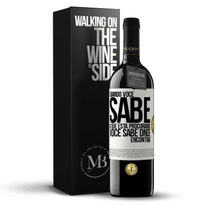 «Quando você sabe o que está procurando, você sabe onde encontrar» Edição RED MBE Reserva