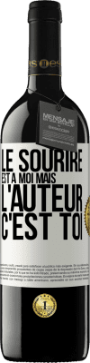 39,95 € Envoi gratuit | Vin rouge Édition RED MBE Réserve Le sourire est à moi, mais l'auteur c'est toi Étiquette Blanche. Étiquette personnalisable Réserve 12 Mois Récolte 2014 Tempranillo