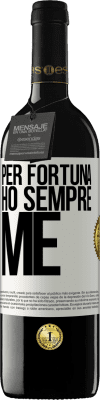 39,95 € Spedizione Gratuita | Vino rosso Edizione RED MBE Riserva Per fortuna ho sempre me Etichetta Bianca. Etichetta personalizzabile Riserva 12 Mesi Raccogliere 2016 Tempranillo
