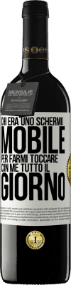 39,95 € Spedizione Gratuita | Vino rosso Edizione RED MBE Riserva Chi era uno schermo mobile per farmi toccare con me tutto il giorno Etichetta Bianca. Etichetta personalizzabile Riserva 12 Mesi Raccogliere 2014 Tempranillo