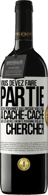 39,95 € Envoi gratuit | Vin rouge Édition RED MBE Réserve Vous devez faire partie de ces personnes qui, lorsque vous jouiez à cache-cache avec les autres enfants, personne n'allait vous Étiquette Blanche. Étiquette personnalisable Réserve 12 Mois Récolte 2015 Tempranillo