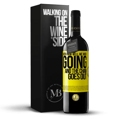 «With how well we were going and the chain goes out» RED Edition MBE Reserve