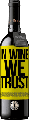 39,95 € Envoi gratuit | Vin rouge Édition RED MBE Réserve in wine we trust Étiquette Jaune. Étiquette personnalisable Réserve 12 Mois Récolte 2016 Tempranillo