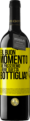 39,95 € Spedizione Gratuita | Vino rosso Edizione RED MBE Riserva e il buon momento che passeremo a bere questa bottiglia? Etichetta Gialla. Etichetta personalizzabile Riserva 12 Mesi Raccogliere 2014 Tempranillo