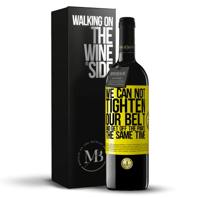 «We can not tighten our belt and get off the pants the same time» RED Edition MBE Reserve
