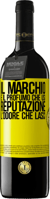 39,95 € Spedizione Gratuita | Vino rosso Edizione RED MBE Riserva Il marchio è il profumo che usi. Reputazione, l'odore che lasci Etichetta Gialla. Etichetta personalizzabile Riserva 12 Mesi Raccogliere 2015 Tempranillo