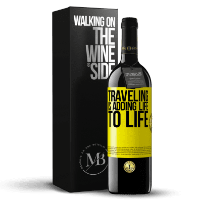 «Traveling is adding life to life» RED Edition MBE Reserve