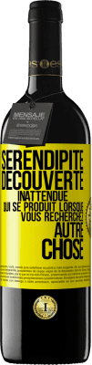 39,95 € Envoi gratuit | Vin rouge Édition RED MBE Réserve Sérendipité. Découverte inattendue qui se produit lorsque vous recherchez autre chose Étiquette Jaune. Étiquette personnalisable Réserve 12 Mois Récolte 2014 Tempranillo