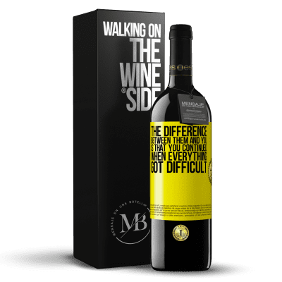 «The difference between them and you, is that you continued when everything got difficult» RED Edition MBE Reserve