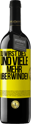 39,95 € Kostenloser Versand | Rotwein RED Ausgabe MBE Reserve Du wirst dies und viele mehr überwinden Gelbes Etikett. Anpassbares Etikett Reserve 12 Monate Ernte 2015 Tempranillo