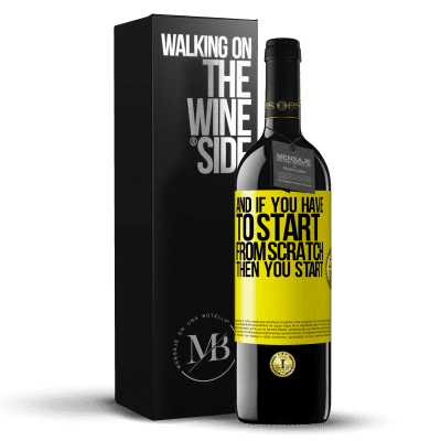 «And if you have to start from scratch, then you start» RED Edition MBE Reserve