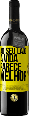 39,95 € Envio grátis | Vinho tinto Edição RED MBE Reserva Ao seu lado, a vida parece melhor Etiqueta Amarela. Etiqueta personalizável Reserva 12 Meses Colheita 2016 Tempranillo