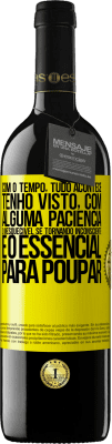 39,95 € Envio grátis | Vinho tinto Edição RED MBE Reserva Com o tempo, tudo acontece. Tenho visto, com alguma paciência, o inesquecível se tornando inconsciente e o essencial para Etiqueta Amarela. Etiqueta personalizável Reserva 12 Meses Colheita 2014 Tempranillo