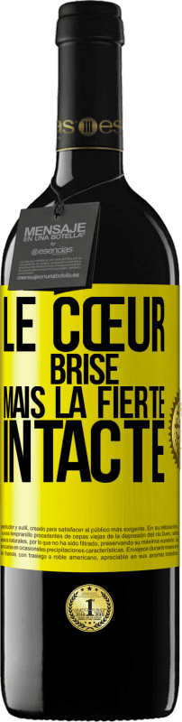 39,95 € Envoi gratuit | Vin rouge Édition RED MBE Réserve Le cœur brisé. Mais la fierté intacte Étiquette Jaune. Étiquette personnalisable Réserve 12 Mois Récolte 2015 Tempranillo