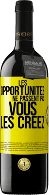 39,95 € Envoi gratuit | Vin rouge Édition RED MBE Réserve Les opportunités ne passent pas. Vous les créez Étiquette Jaune. Étiquette personnalisable Réserve 12 Mois Récolte 2016 Tempranillo