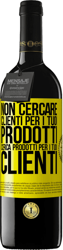 39,95 € Spedizione Gratuita | Vino rosso Edizione RED MBE Riserva Non cercare clienti per i tuoi prodotti, cerca prodotti per i tuoi clienti Etichetta Gialla. Etichetta personalizzabile Riserva 12 Mesi Raccogliere 2015 Tempranillo