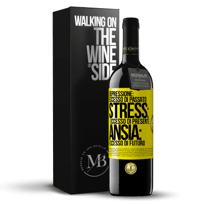 «Depressione: eccesso in eccesso. Stress: eccesso di presente. Ansia: eccesso di futuro» Edizione RED MBE Riserva