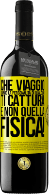 39,95 € Spedizione Gratuita | Vino rosso Edizione RED MBE Riserva che viaggio quando la personalità di qualcuno ti cattura e non quella fisica! Etichetta Gialla. Etichetta personalizzabile Riserva 12 Mesi Raccogliere 2015 Tempranillo