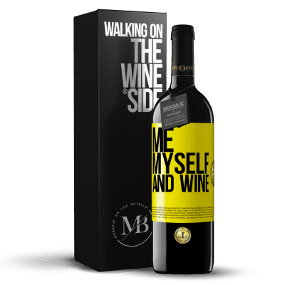 «Me, myself and wine» REDエディション MBE 予約する