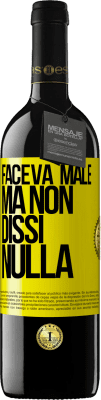 39,95 € Spedizione Gratuita | Vino rosso Edizione RED MBE Riserva Faceva male, ma non dissi nulla Etichetta Gialla. Etichetta personalizzabile Riserva 12 Mesi Raccogliere 2016 Tempranillo
