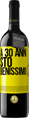 39,95 € Spedizione Gratuita | Vino rosso Edizione RED MBE Riserva A 30 anni, sto benissimo Etichetta Gialla. Etichetta personalizzabile Riserva 12 Mesi Raccogliere 2015 Tempranillo