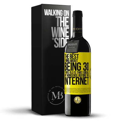 «The best thing about being 30 years old is that I did all my nonsense before the Internet» RED Edition MBE Reserve