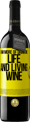 39,95 € Free Shipping | Red Wine RED Edition MBE Reserve I am more of drinking life and living wine Yellow Label. Customizable label Reserve 12 Months Harvest 2016 Tempranillo