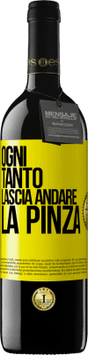 39,95 € Spedizione Gratuita | Vino rosso Edizione RED MBE Riserva Ogni tanto lascia andare la pinza Etichetta Gialla. Etichetta personalizzabile Riserva 12 Mesi Raccogliere 2014 Tempranillo