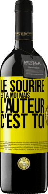 39,95 € Envoi gratuit | Vin rouge Édition RED MBE Réserve Le sourire est à moi, mais l'auteur c'est toi Étiquette Jaune. Étiquette personnalisable Réserve 12 Mois Récolte 2014 Tempranillo