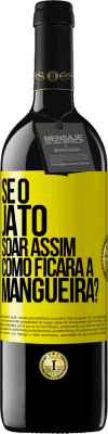 39,95 € Envio grátis | Vinho tinto Edição RED MBE Reserva Se o jato soar assim, como ficará a mangueira? Etiqueta Amarela. Etiqueta personalizável Reserva 12 Meses Colheita 2015 Tempranillo