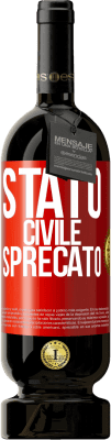 49,95 € Spedizione Gratuita | Vino rosso Edizione Premium MBS® Riserva Stato civile: sprecato Etichetta Rossa. Etichetta personalizzabile Riserva 12 Mesi Raccogliere 2015 Tempranillo