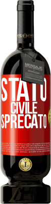 49,95 € Spedizione Gratuita | Vino rosso Edizione Premium MBS® Riserva Stato civile: sprecato Etichetta Rossa. Etichetta personalizzabile Riserva 12 Mesi Raccogliere 2016 Tempranillo