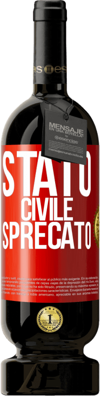 49,95 € Spedizione Gratuita | Vino rosso Edizione Premium MBS® Riserva Stato civile: sprecato Etichetta Rossa. Etichetta personalizzabile Riserva 12 Mesi Raccogliere 2015 Tempranillo