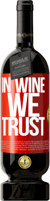 49,95 € Spedizione Gratuita | Vino rosso Edizione Premium MBS® Riserva in wine we trust Etichetta Rossa. Etichetta personalizzabile Riserva 12 Mesi Raccogliere 2014 Tempranillo