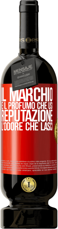 49,95 € Spedizione Gratuita | Vino rosso Edizione Premium MBS® Riserva Il marchio è il profumo che usi. Reputazione, l'odore che lasci Etichetta Rossa. Etichetta personalizzabile Riserva 12 Mesi Raccogliere 2015 Tempranillo