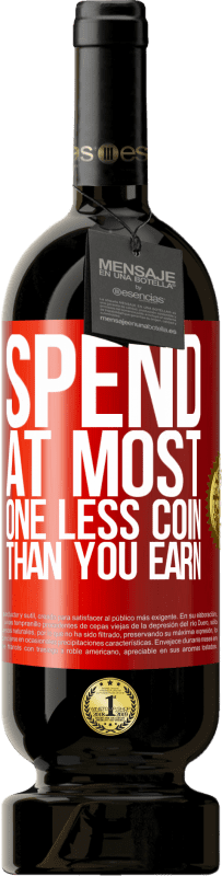 49,95 € 免费送货 | 红酒 高级版 MBS® 预订 最多消费比您少赚一枚硬币 红色标签. 可自定义的标签 预订 12 个月 收成 2016 Tempranillo