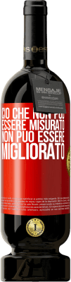 49,95 € Spedizione Gratuita | Vino rosso Edizione Premium MBS® Riserva Ciò che non può essere misurato non può essere migliorato Etichetta Rossa. Etichetta personalizzabile Riserva 12 Mesi Raccogliere 2014 Tempranillo