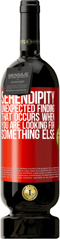 49,95 € Free Shipping | Red Wine Premium Edition MBS® Reserve Serendipity Unexpected finding that occurs when you are looking for something else Red Label. Customizable label Reserve 12 Months Harvest 2014 Tempranillo