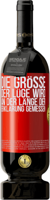 49,95 € Kostenloser Versand | Rotwein Premium Ausgabe MBS® Reserve Die Größe der Lüge wird an der Länge der Erklärung gemessen Rote Markierung. Anpassbares Etikett Reserve 12 Monate Ernte 2016 Tempranillo