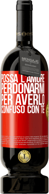 49,95 € Spedizione Gratuita | Vino rosso Edizione Premium MBS® Riserva Possa l'amore perdonarmi per averlo confuso con te Etichetta Rossa. Etichetta personalizzabile Riserva 12 Mesi Raccogliere 2015 Tempranillo