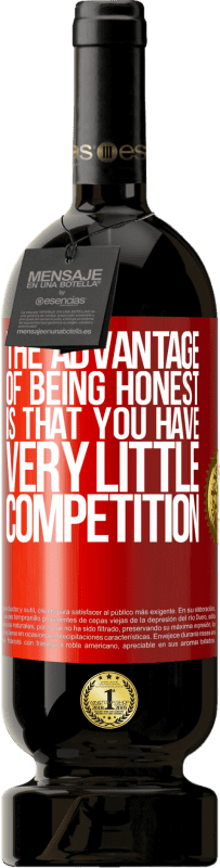 49,95 € 送料無料 | 赤ワイン プレミアム版 MBS® 予約する 正直であることの利点は、競争がほとんどないことです 赤いタグ. カスタマイズ可能なラベル 予約する 12 月 収穫 2016 Tempranillo