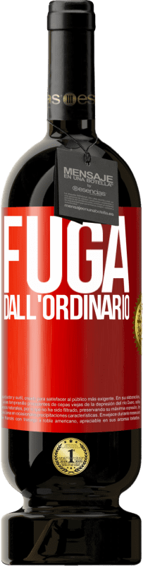 49,95 € Spedizione Gratuita | Vino rosso Edizione Premium MBS® Riserva Fuga dall'ordinario Etichetta Rossa. Etichetta personalizzabile Riserva 12 Mesi Raccogliere 2015 Tempranillo