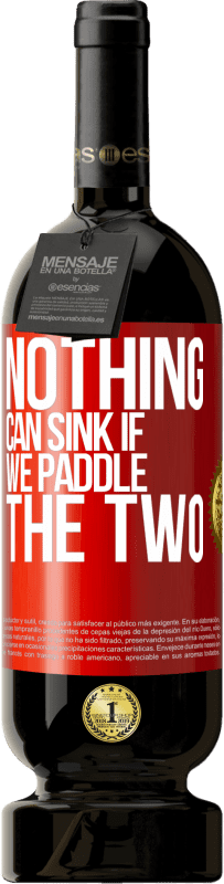 49,95 € 送料無料 | 赤ワイン プレミアム版 MBS® 予約する 2つをパドルすると何も沈みません 赤いタグ. カスタマイズ可能なラベル 予約する 12 月 収穫 2016 Tempranillo