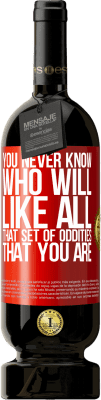 49,95 € 免费送货 | 红酒 高级版 MBS® 预订 你永远不知道谁会喜欢你那所有的奇怪之处 红色标签. 可自定义的标签 预订 12 个月 收成 2016 Tempranillo