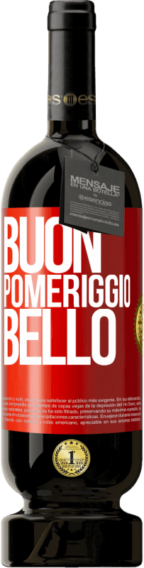 49,95 € Spedizione Gratuita | Vino rosso Edizione Premium MBS® Riserva Buon pomeriggio, bello Etichetta Rossa. Etichetta personalizzabile Riserva 12 Mesi Raccogliere 2016 Tempranillo