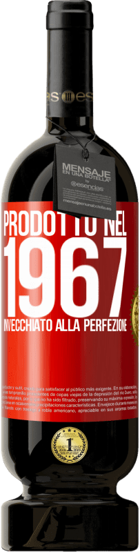 49,95 € Spedizione Gratuita | Vino rosso Edizione Premium MBS® Riserva Prodotto nel 1967. Invecchiato alla perfezione Etichetta Rossa. Etichetta personalizzabile Riserva 12 Mesi Raccogliere 2015 Tempranillo