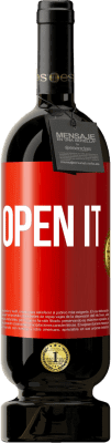49,95 € 送料無料 | 赤ワイン プレミアム版 MBS® 予約する 開けて 赤いタグ. カスタマイズ可能なラベル 予約する 12 月 収穫 2016 Tempranillo